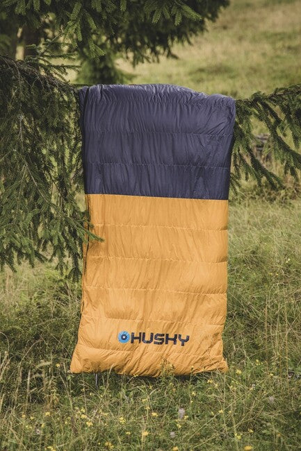 HUSKY Drafy daunen-winterschlafsack -20, blau/orange