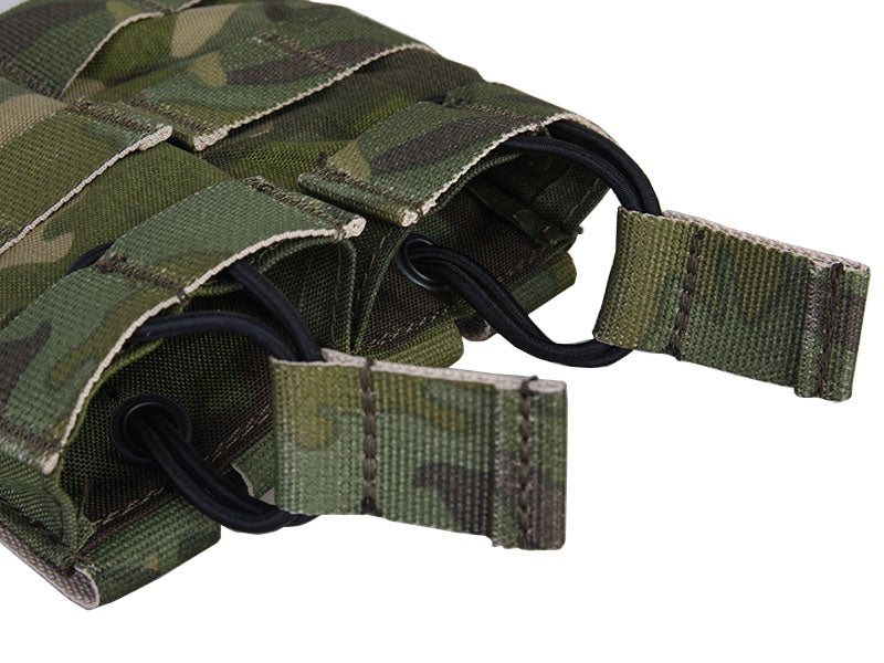 Emersongear Modular offene Doppelmagazintasche für 5.56, schwarz 500D