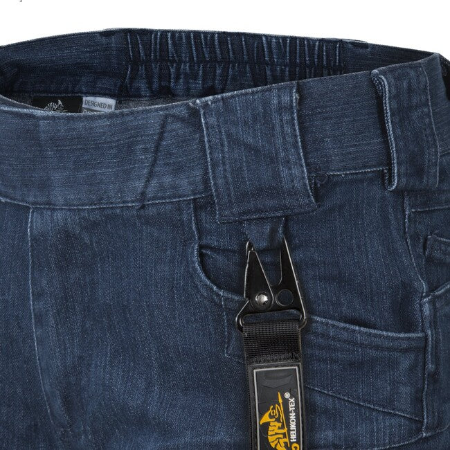 Helikon-Tex Women's UTP Resized Urban Tactical Pants, Denim Stretch, Navy Blue