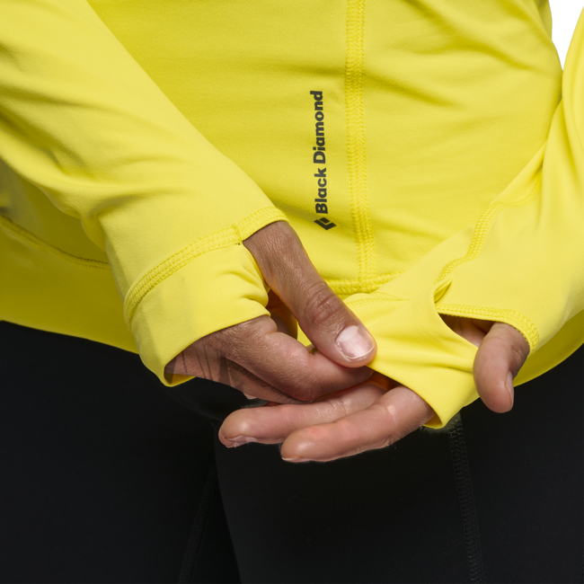 Black Diamond Alpenglow Pro damen-Sweatshirt, gelb