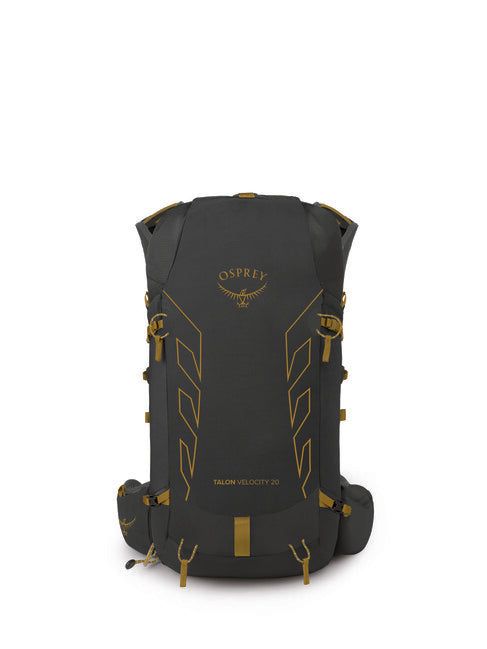 Osprey Talon Velocity 20 Backpack, Dark Charcoal/Tumbleweed Yellow