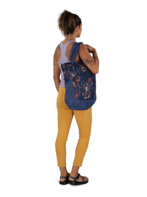 OSPREY Daylite Tote Pack, wild blossom print/alkaline