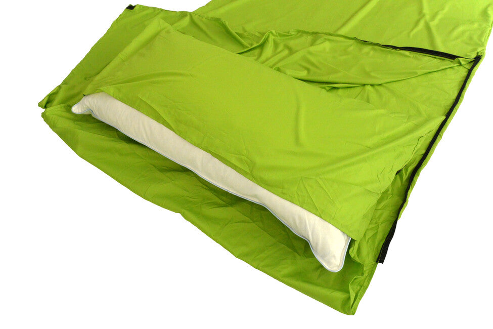 Origin Outdoors Rectangular Mikrofaser Schlafsack Liner grün