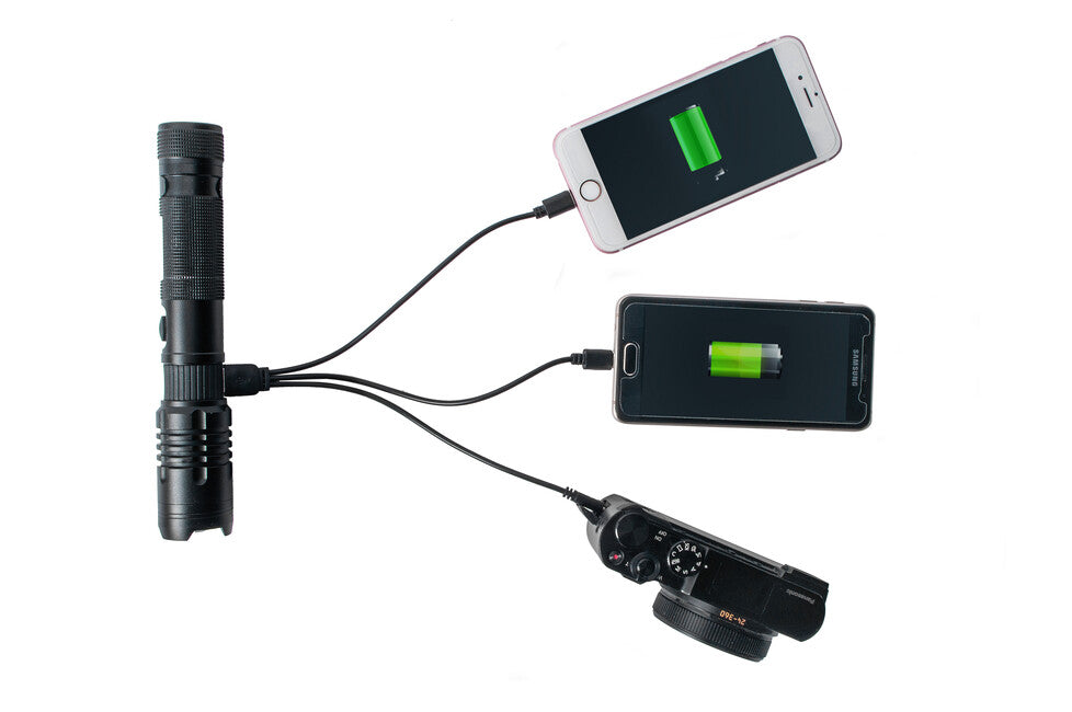 Origin Outdoors Powerbank LED Flashlight 1000 Lumens