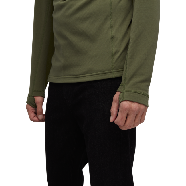 Black Diamond Coefficient herren Sweatshirt mit Reißverschluss, Tundra