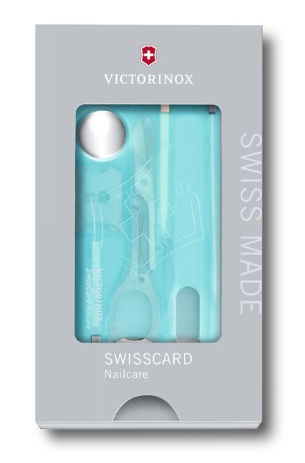 Victorinox Manikúra Swiss Card Nailcare, modrá