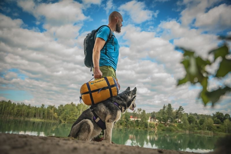 HUSKY Enjoy Long schlafsack, blau-orange