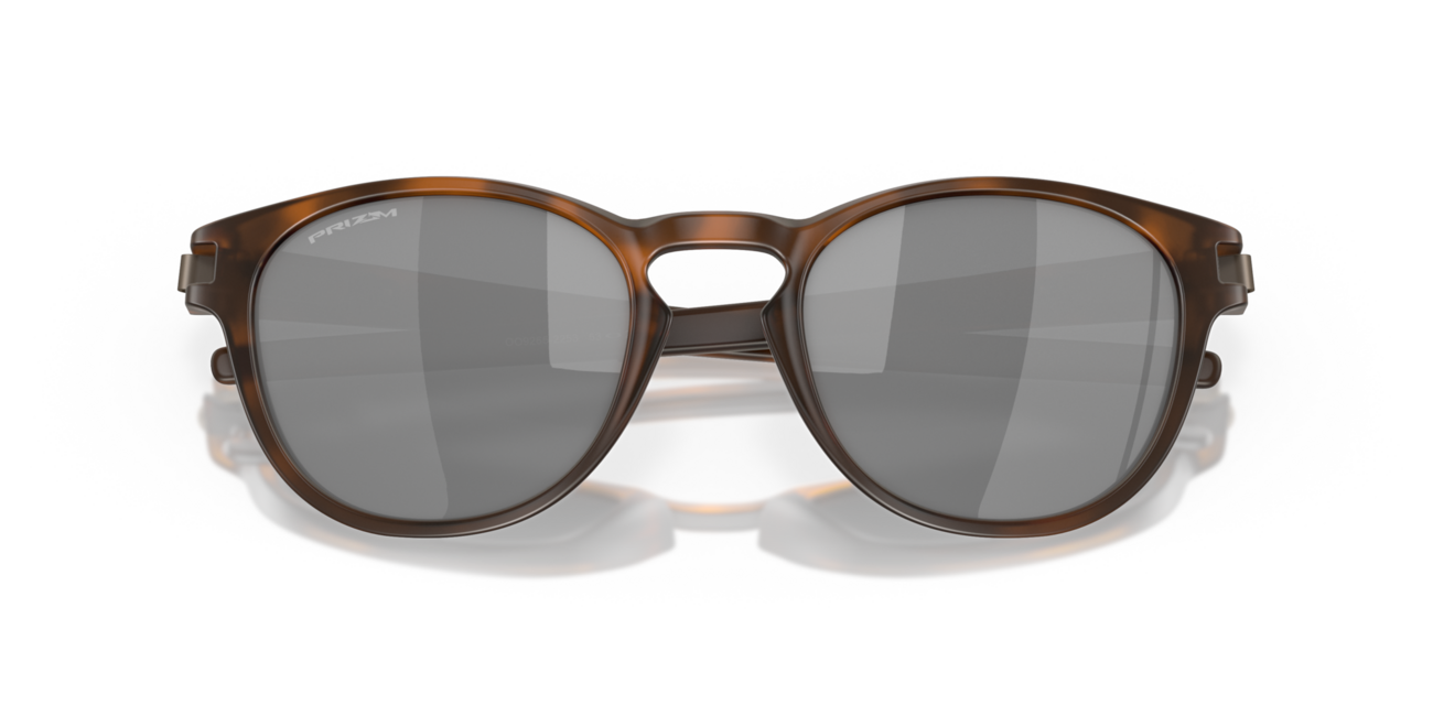 Oakley LATCH Sonnenbrille mit Rahmen Matte Brown Tortoise und mit Dias Prizm Black 53