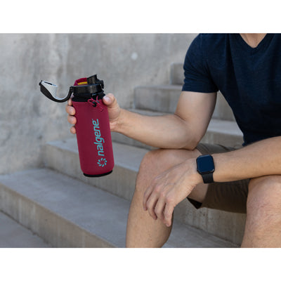 Nalgene Neopren Flaschenträger klein rot