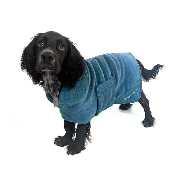 Mountain Paws Dog Robes Hundemäntel klein, blau