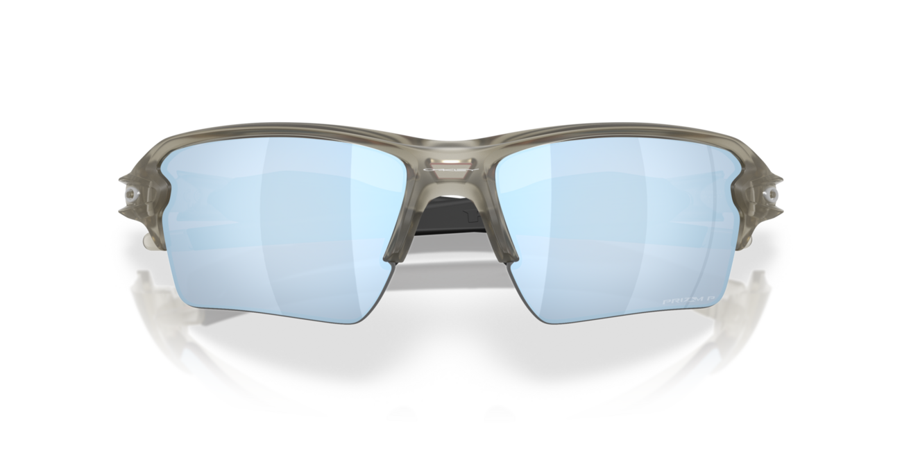 Oakley FLAK 2.0 XL Sonnenbrille mit Rahmen Matte Grey Ink und mit Dias Prizm Deep Water Polar 59, Metal
