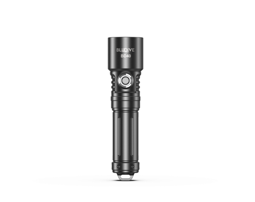 Bludive BD40 Diving Flashlight, Black