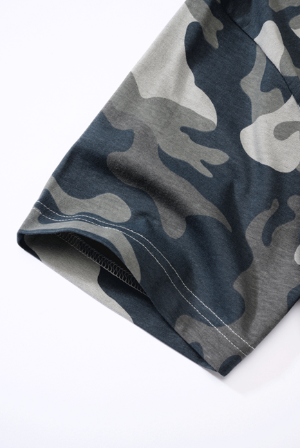 Brandit T-shirt, grau camo
