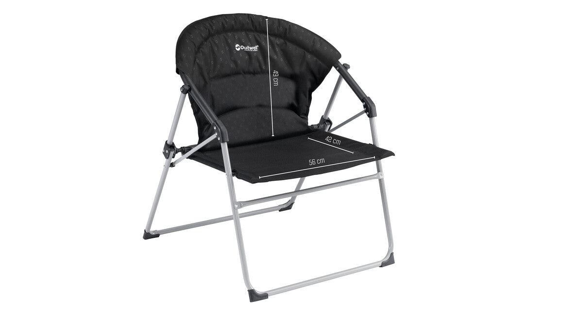 Outwell Campana faltstuhl, schwarz