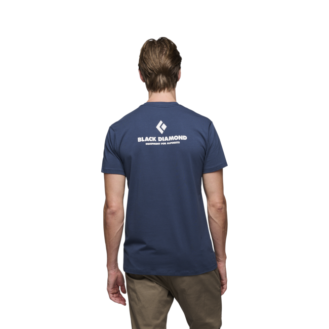 Black Diamond herren Kurzarm-T-shirt Ausrüstung für Alpinisten, indigo