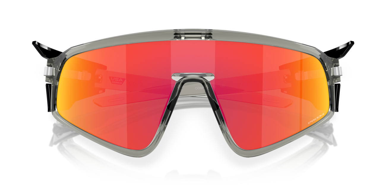 Oakley LATCH PANEL Sonnenbrille mit Rahmen Grey Ink und mit Dias Prizm Ruby 35