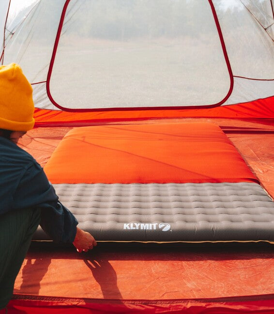 Klymit Klymaloft Double isolierte Auto-Matratze, rot