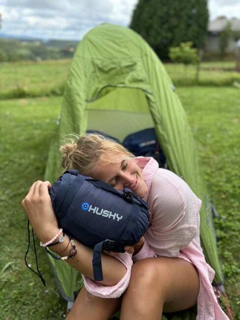 HUSKY Micro 2 ultraleichter sommerschlafsack, dunkelblau