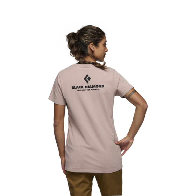 Black Diamond Ausrüstung für Alpinisten damen-Kurzarm-T-shirt, blasslila