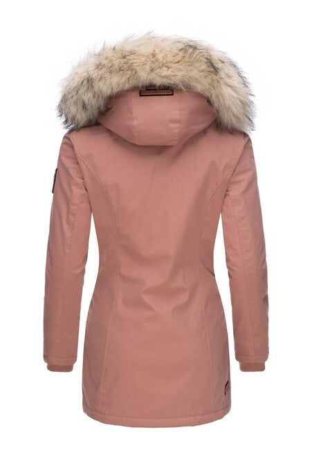 Navahoo Cristal Damen- Winter- Kapuzenjacke a kozusinou