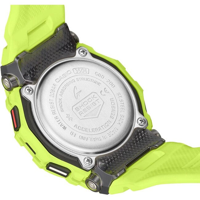 Casio G-Shock Uhr GBD-200-9ER, schwarz/gelb