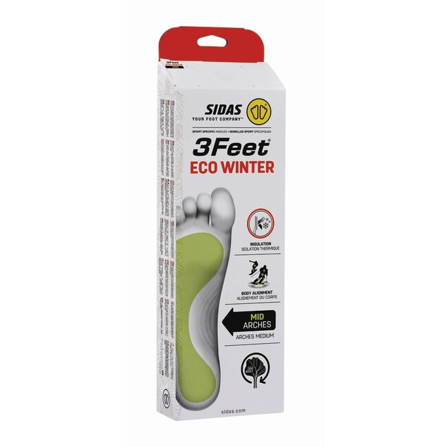 Sidas 3Feet Eco Winter Mid Einlegesohlen mit Unterstützung