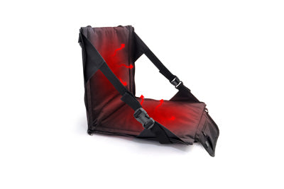Origin Outdoors Kompakter beheizter Sitz, schwarz