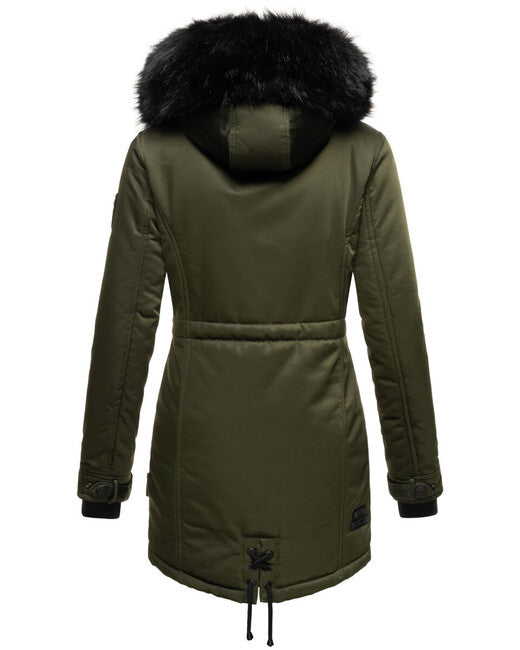 Navahoo Luluna Princess damen Winterjacke mit Kapuze, oliv