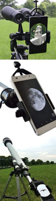 Origin Outdoors Smartphone-Halterung für Ferngläser, schwarz