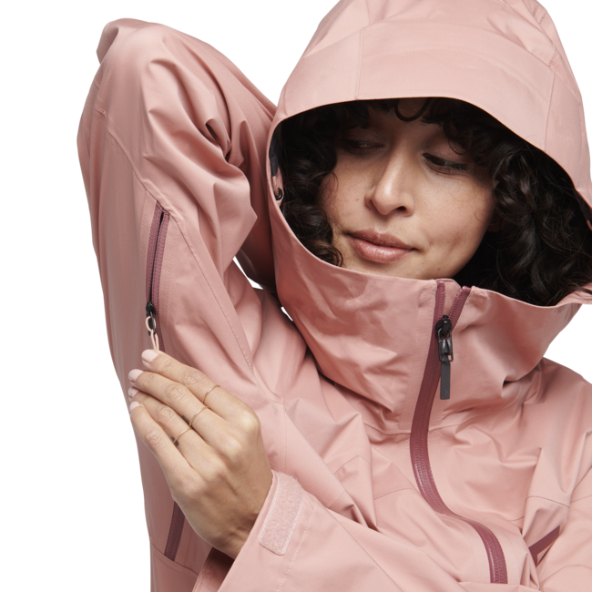Black Diamond StormLine Stretch Rain Shell damen-Regenjacke, kreideblau