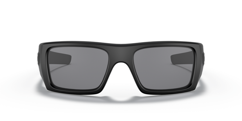 Oakley Det Cord Ballistische Brille mit dunkelgrauer Linse, matt schwarz