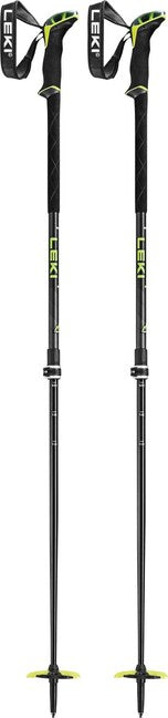 LEKI Guide 2 Skitourenstöcke, schwarz/neongelb/dunkel anthrazit