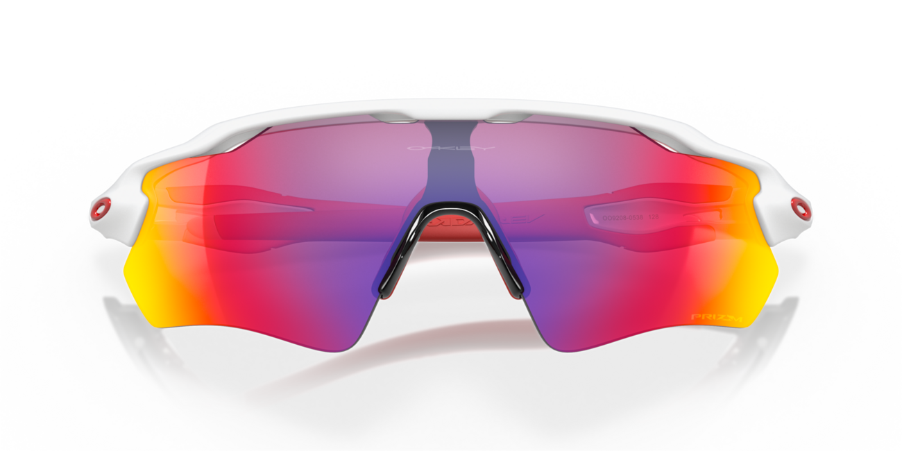 Oakley RADAR EV PATH Sonnenbrille mit Rahmen Polished White und mit Dias Prizm Road