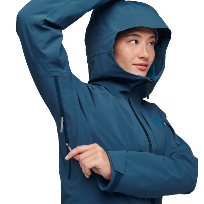 Black Diamond Recon Insulated Shell damen-Skijacke, azurit