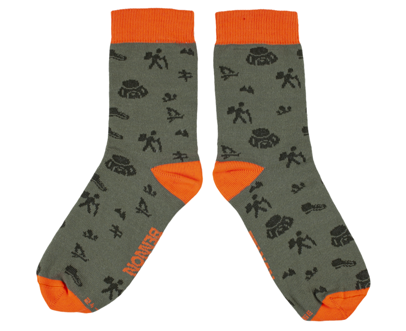 BENNON-socken BENNONKY, grün/orange