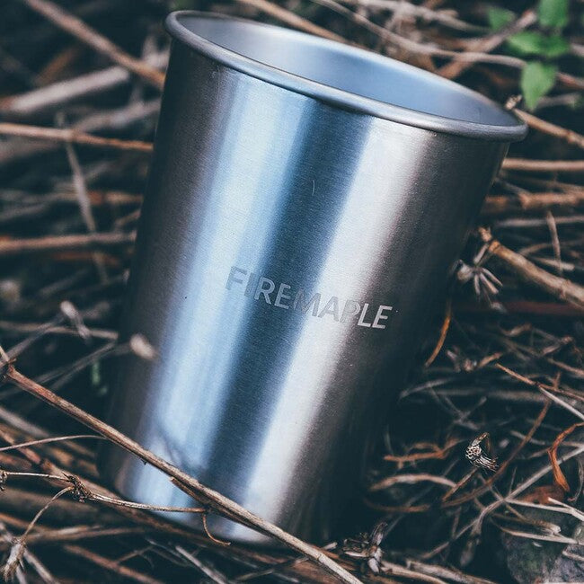 Fire Maple Antarctic becher 2 stück aus rostfreiem stahl 350 ml, silber