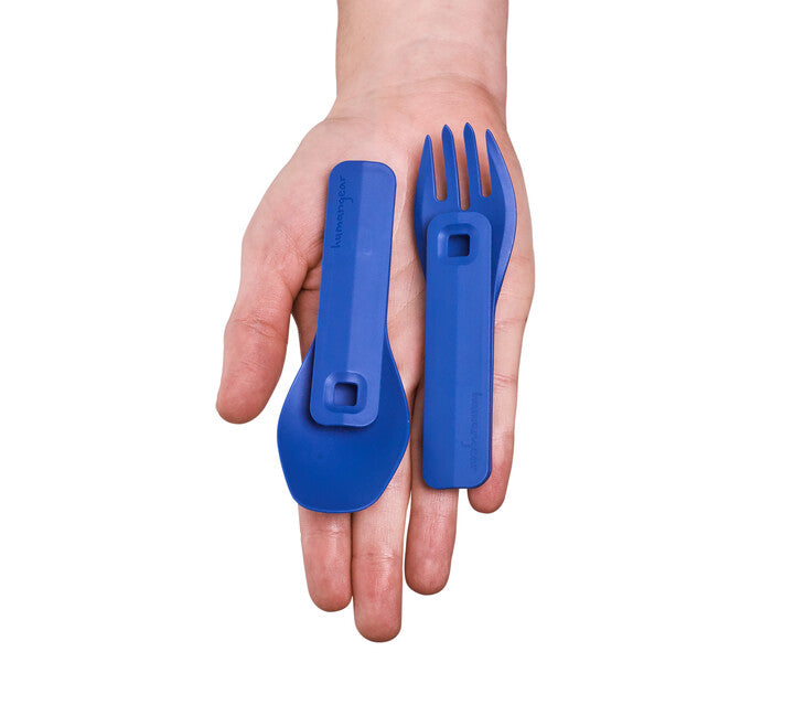 Humangear GoBites CLICK besteck blau