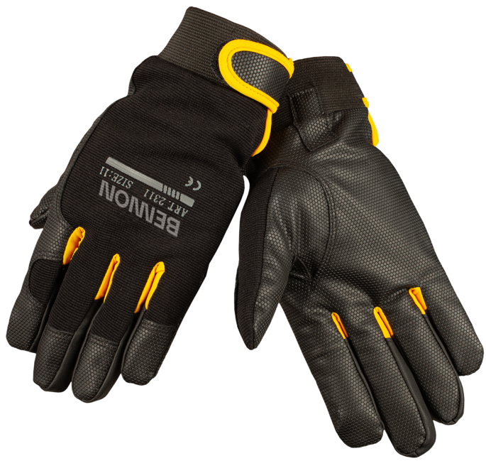 BENNON KALYTOS WTR Gloves, Black/Yellow