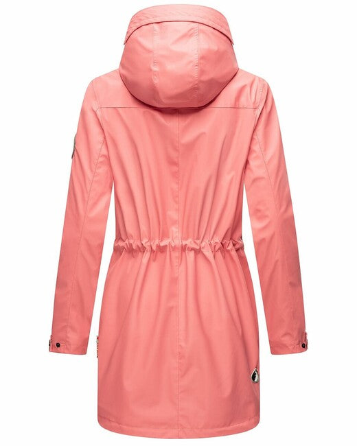 Navahoo Deike damen Winter Regenjacke mit Kapuze, rose coral
