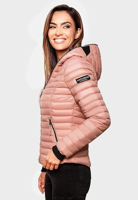 Navahoo Kimuk damen Übergangsjacke mit Kapuze, powder rose