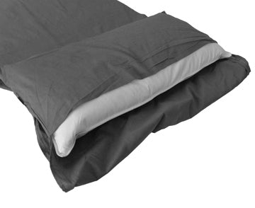 Origin Outdoors Poly-Baumwolle rechteckig Schlafsack Liner anthrazit