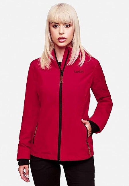 Marikoo Brombeere damen-Übergangsjacke mit Kapuze, Fuchsia