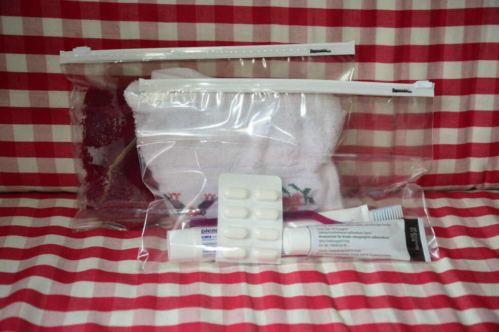 BasicNature Zippered Pouch Set mit 6 Teilen