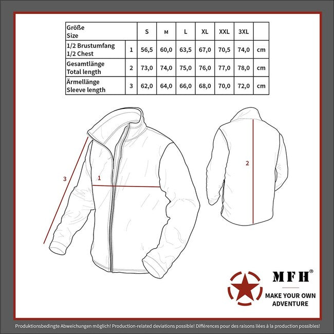MFH kurz Jacke BW Combat Einsatz/Übung, BW camo