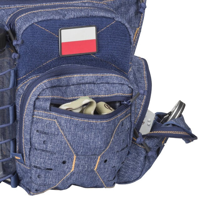 Helikon-Tex EDC Schultertasche - Nylon Polyester Mischung - Melange Blau