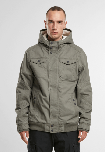 Brandit herren Winterjacke Meadow Jacket, olivgrün
