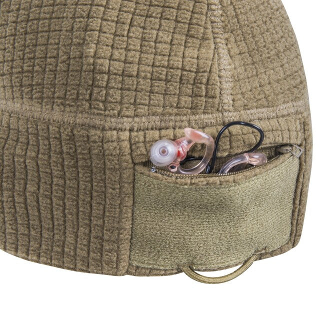 Helikon-Tex RANGE Beanie mütze - Grid Fleece - olivgrün