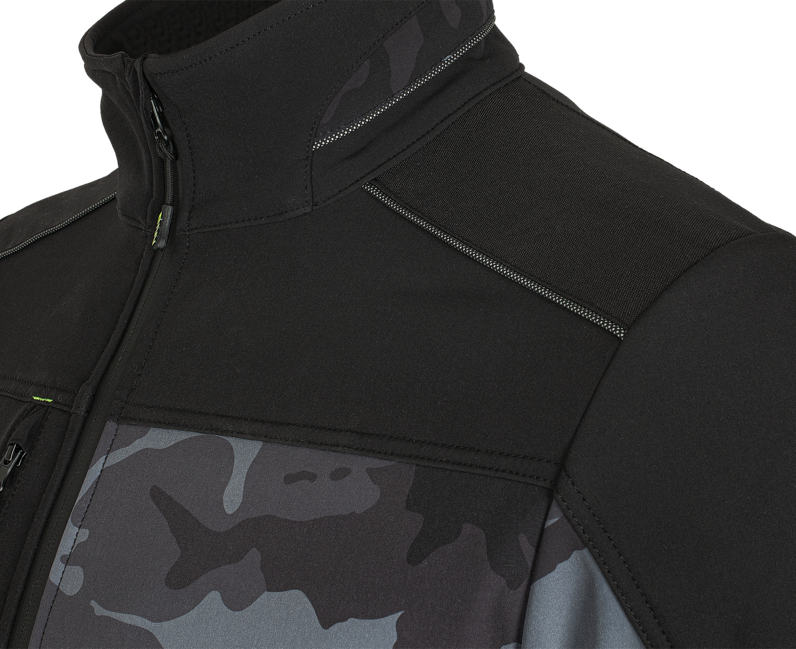BENNON Softshell- Jacke CAMOS, schwarz/grau