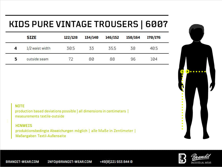 Brandit Pure Vintage kinderhosen, woodland