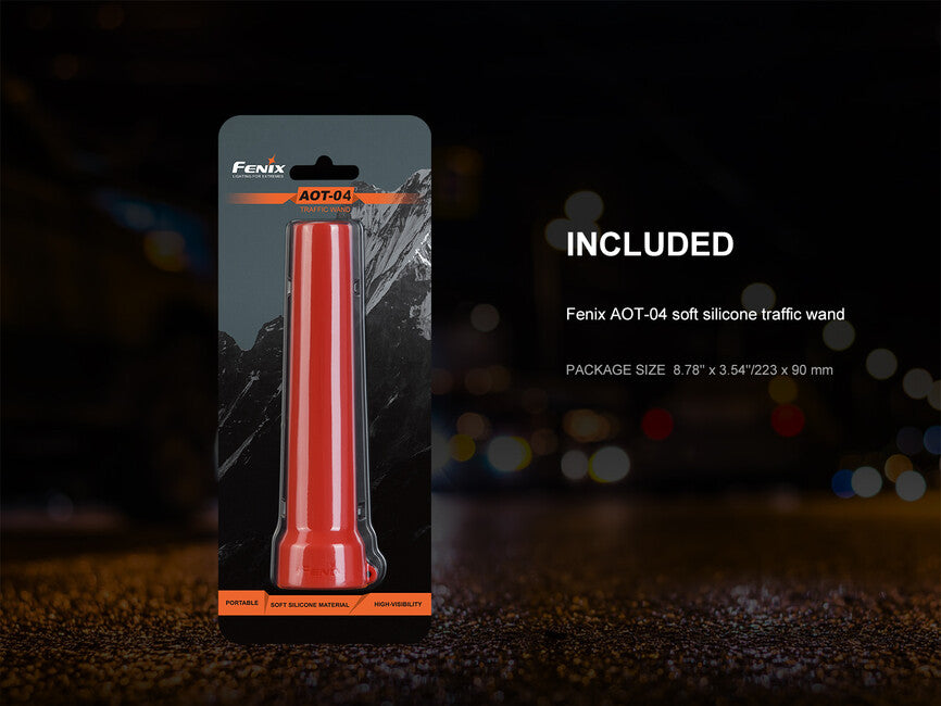Fenix AOT-04 verkehrsleitkegel, rot